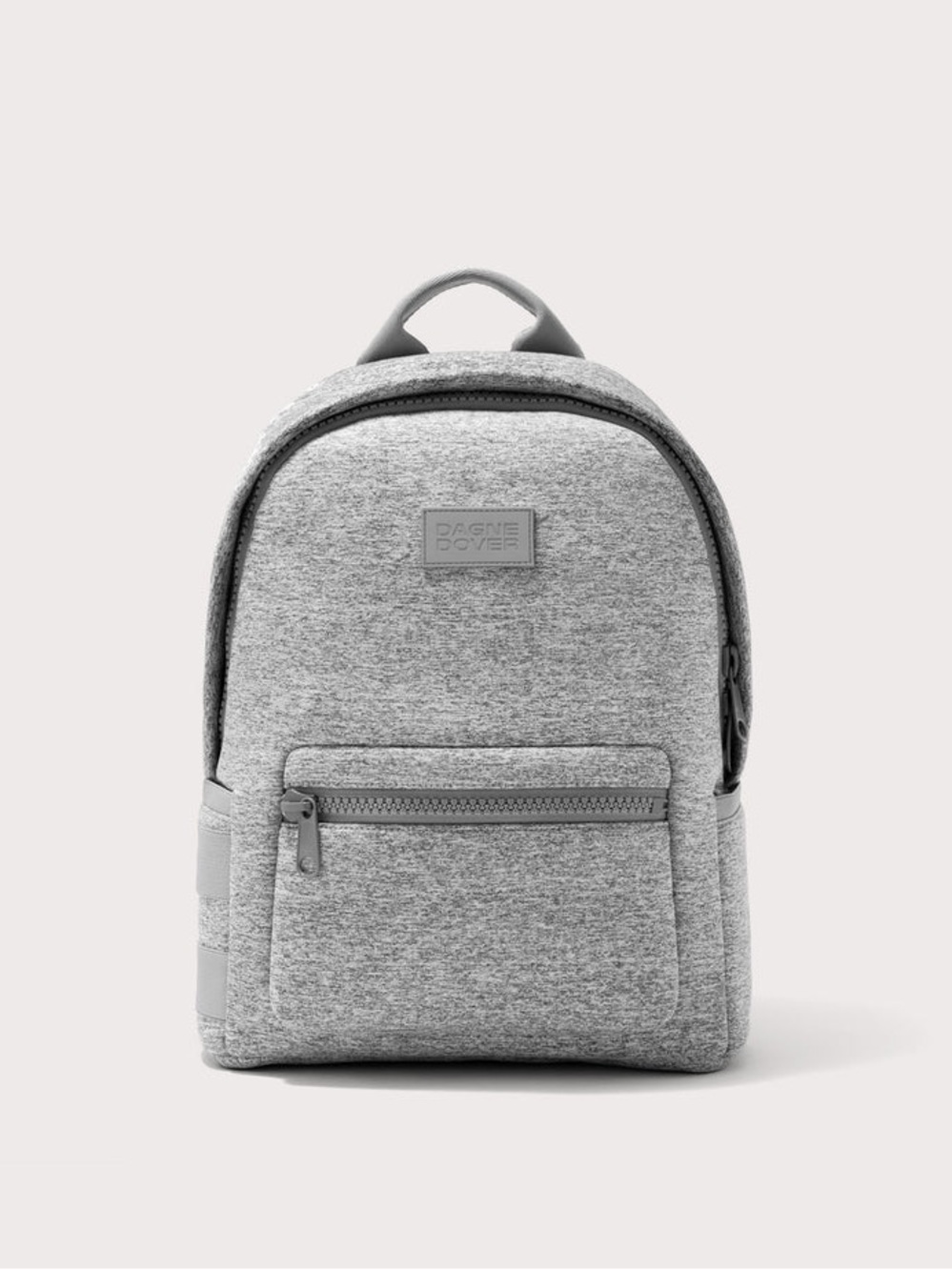NWOT Dagne Dover Dakota Medium Backpack Heather Gray Neoprene Laptop Travel Bag